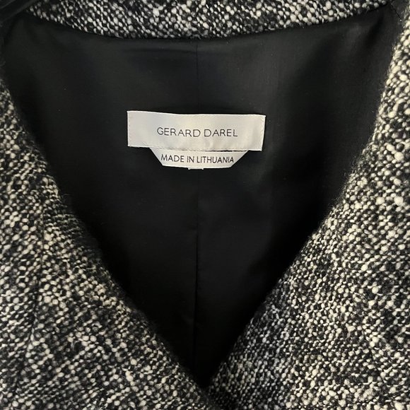 Gerard Darel Women's Wool Coat Jacket Size 38 Double Breasted - Picture 9 of 9